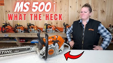 Startproblemen: Diagnose van Stihl MS500i brandstofinjectiekettingzaag