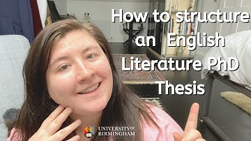 How do you structure a PhD Thesis? | Advice from a current PhD Student!