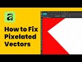 How to Fix Pixelated Vector Shapes in Affinity (Vector View vs Pixel View)