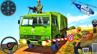US Army Cargo Truck Games 3D - Off-road Truck Simulator Game - Android GamePlay screenshot 3