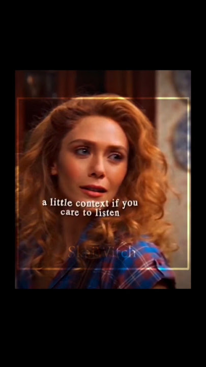Wanda.m#marvel #wandamaximoff#wandal [A little context if you Care to listen ] -Wanda Maximoff edit