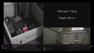 Steel ball bumping test on the touch screen of BV6000, best selling IP68 rugged smartphone Steel ball bumping test on the touch screen of BV6000, best selling IP68 rugged smartphone