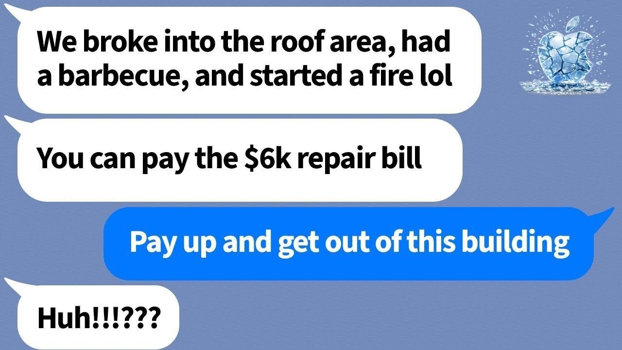 【Apple】Crazy woman started a fire, check out her reaction when she realized I owned the building and