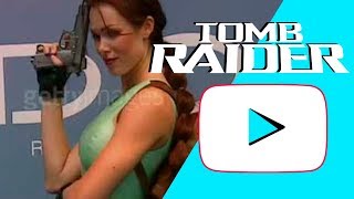 Nell Mcandrew As Lara Croft At Toy Fair