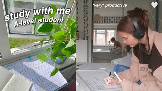 STUDY VLOG | study with me *A-LEVELS*