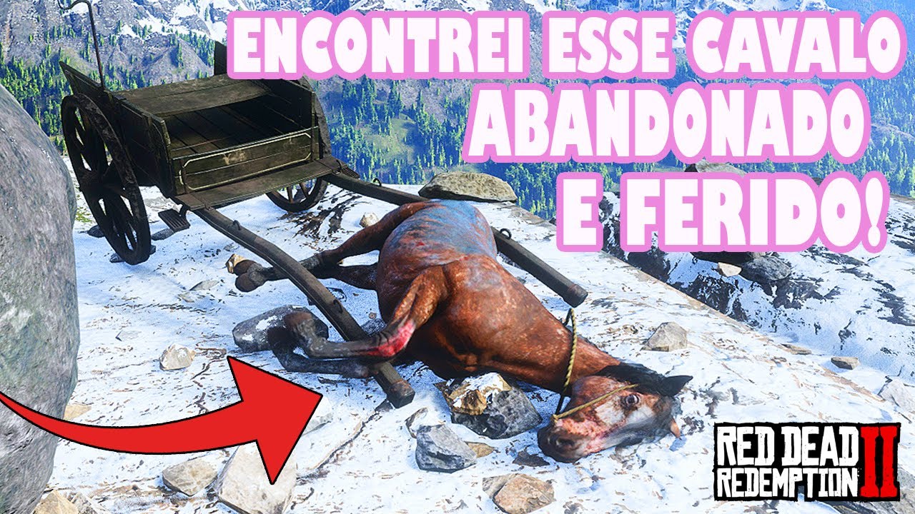 ENCONTREI ESSE CAVALO ABANDONADO  MACHUCADO! MODO REALISMO- Uma vaqueira no velho oeste ep3 RDR2