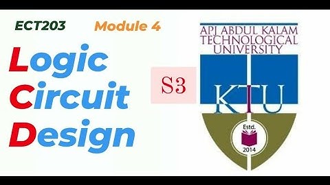 SR FLIP FLOP/CLOCKED SR FLIP FLOP- Module 4 / KTU / ECT 203 / LCD Part 3