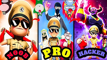 NOOB vs PRO vs HACKER 😰 in little Singham with Oggy ,jack and Sinchan | StonixplayZ