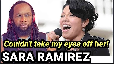 What a voice! SARA RAMIREZ The Story REACTION - first time hearing