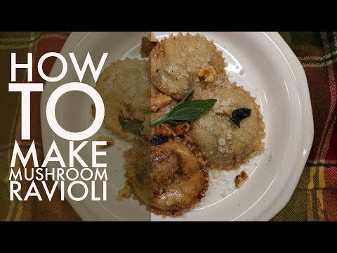 how-to-make-mushroom-ravioli-in-browned-butter-sage-sauce-||-cara-di-falco-||-cara's-cucina