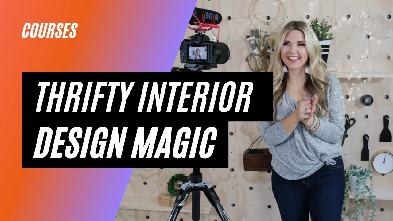 Thrifty Interior Design Magic online course #interiordesign # ...