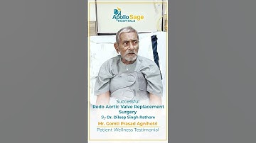 88 year old gentleman undergo successful heartvalve surgery  by Dr.dileep singh rathore.