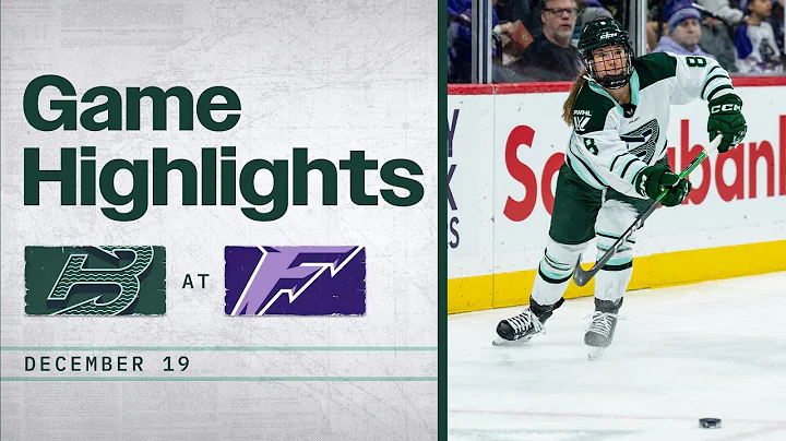 PWHL Highlights | Boston Fleet at Minnesota Frost | Dec. 19, 2025