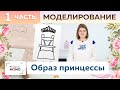 Новогодний костюм диснеевской принцессы для девочки до 3х лет. Снятие мерок и расчеты для выкройки.