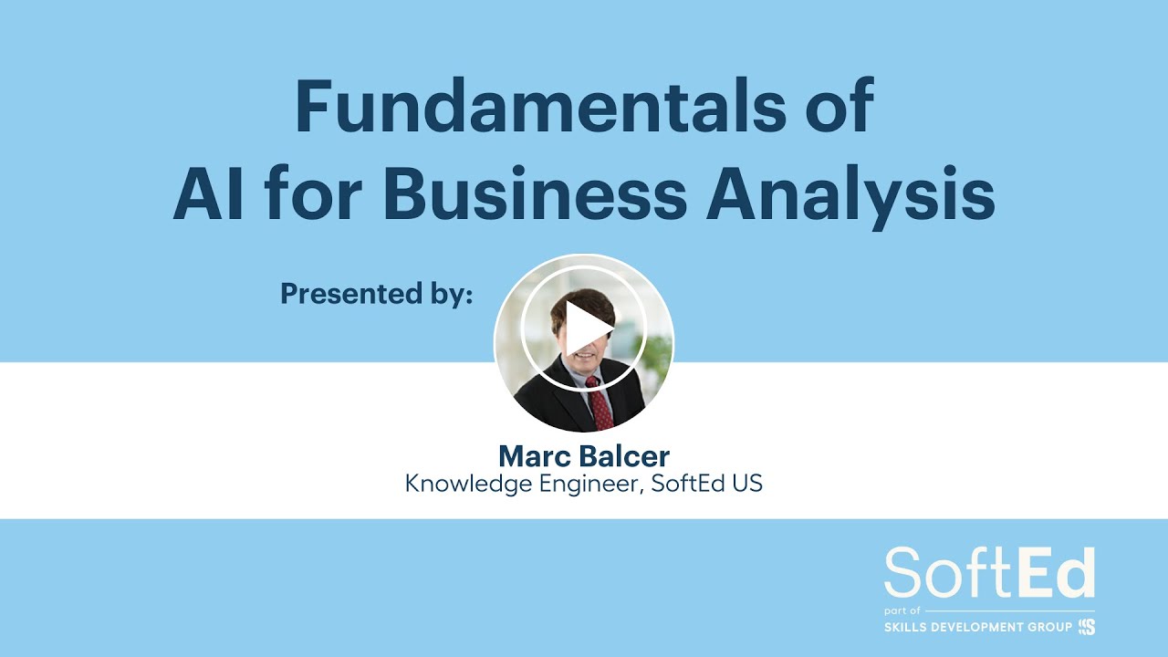Fundamentals of AI for Business Analysis
