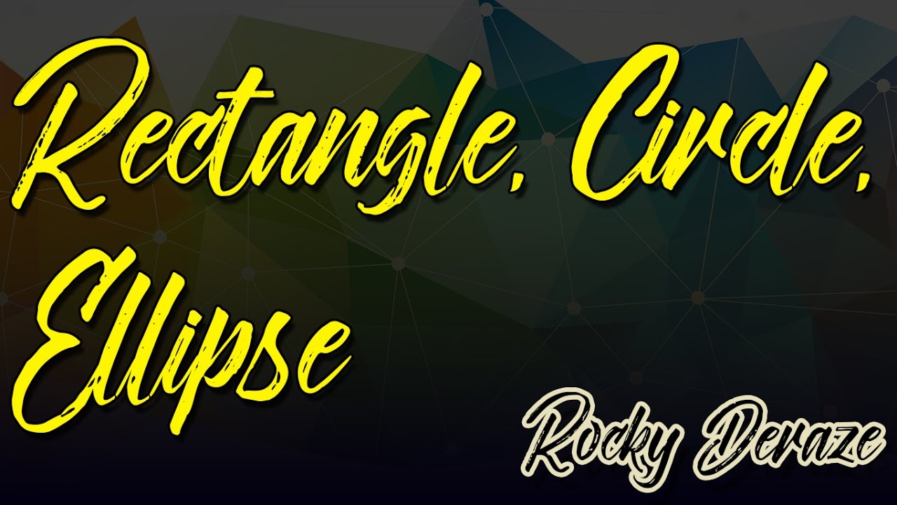 SVG.js Lesson 02 - Rectangle, Circle, Ellipse - YouTube