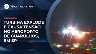 Após Explosão Em Turbina, Avião Da Delta Faz Retorno De Emergência Em Guarulhos