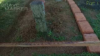 Grave marker construction process | Part 1