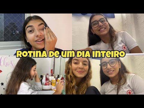 ROTINA DE UM DIA INTEIRO - Em dia de aula - Julia Moraes