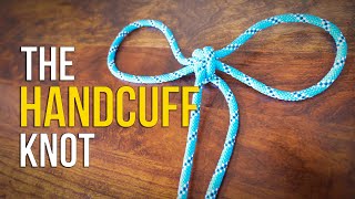 How to Tie the Handcuff Knot in UNDER 60 SECONDS | How to Tie a LOOP KNOT