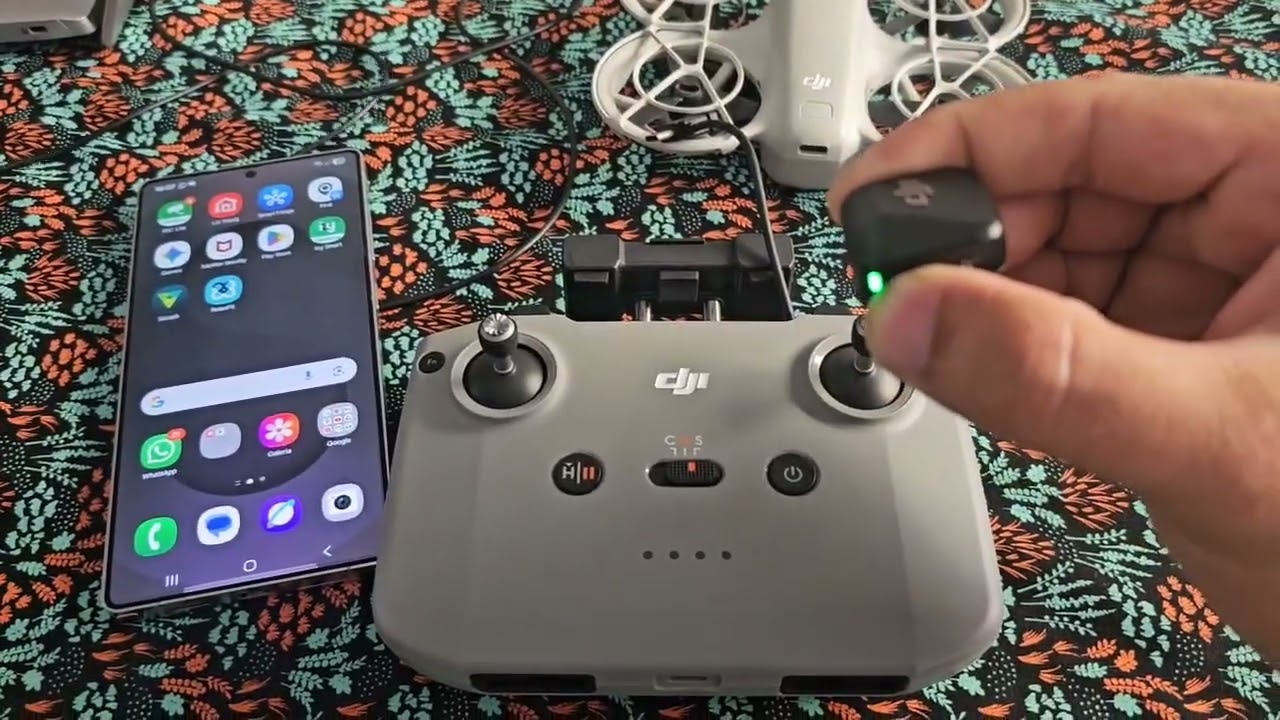 Configurando DJI Mic Mini para gravar áudio com RC-N3 sem visor e o DJI Neo 