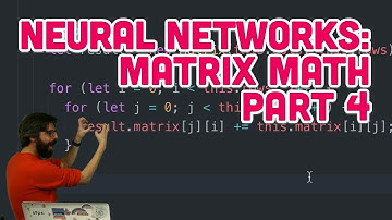 10.10: Neural Networks: Matrix Math Part 4 - The Nature of Code