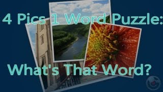 4 Pics 1 Word Puzzle: What's That Word? - iPhone & iPad Gameplay Video screenshot 4