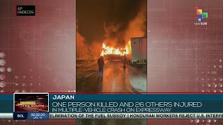 Japan One Person Killed And 26 Others Injured In Multiplevehicle Crash On Expressway
