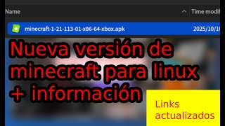 ¡NUEVA VERSIÓN DE MINECRAFT BEDROCK PARA LINUX! + Información del launcher