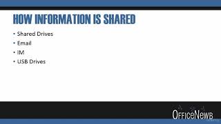 SharePoint 2013 Complete Training : How Information is Shared