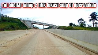 Tol BOCIMI tahap 2 titik lokasi siap di gunakan | Desa Cibunar
