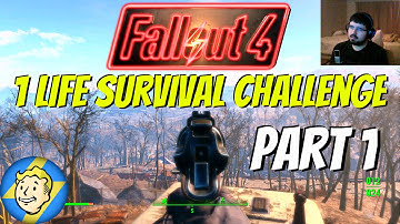 Fallout 4 Survival Difficulty-1 LIFE CHALLENGE Part 1: Beware The BloatFlies