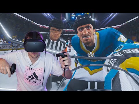 THE BEST HOCKEY GAME EVER MADE? *VIRTUAL REALITY*