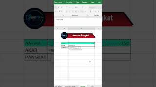Akar dan Pangkat  #kerjacepat #excel #exceltips #belajarexcel #tutorial #tipsexcel #gaptekin