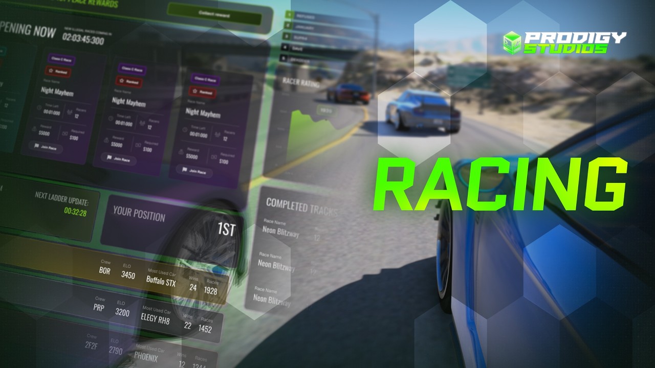 Prodigy Studios - Racing System | ELO Ranked, Pink Slips, Crews & Track ...