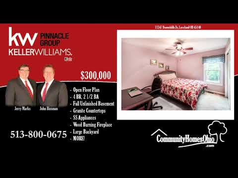 2 Car Garage 11347 Donwiddle Dr, Loveland, OH home video tour
