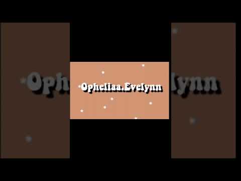2021 intro | opheliaa.evelynn