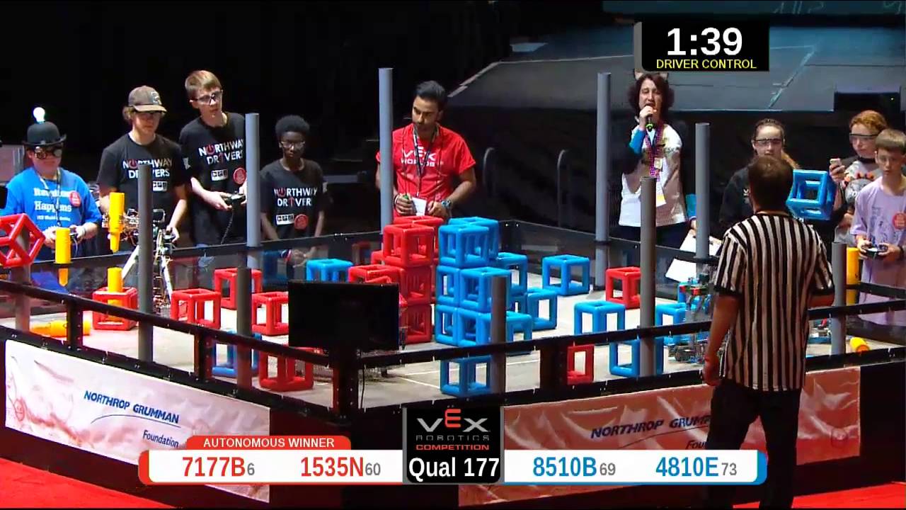 2015 VRC-MS Oppo Q177 -  (7177B 8510B) 65-Opportunity Div-VRC Middle School-VEX Worlds 2015