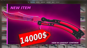 WE PULLED THE 14,000c BUTTERFLY FROM THE INCEPTION CASE!! CSGOROLL