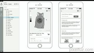 Axure Ecommerce App Mobile Wireframe, Free to download