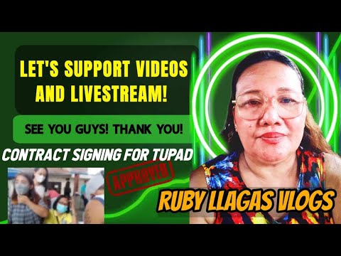 THE CONTRACT SIGNING FOR TUPAD