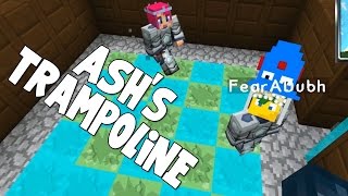 Minecraft - Attack Of The B Team - Ash's Trampoline!! [28]