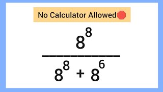 Nice Exponential Maths Problem | Maths Olympiad | No Calculator Allowed