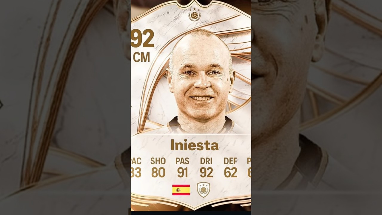 🚨 EA FC 26 ; CONFIRMED ✅ RATINGS - Iniesta 🇪🇸 