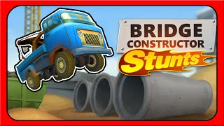 Bridge Constructor Stunts  ➤ EPIC FUN GAME! [Let's Play Bridge Constructor Stunts PC Gameplay] screenshot 2