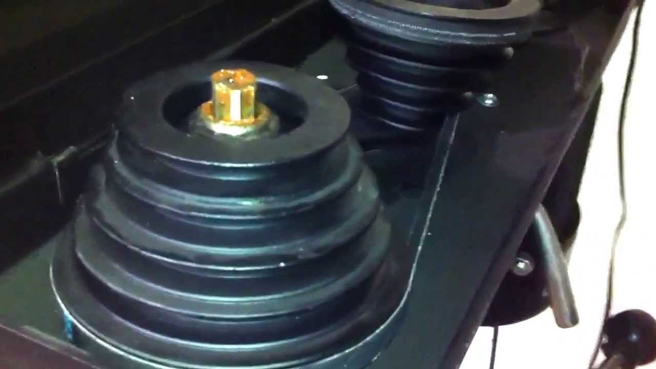 Drill press shaft spinning under load YouTube