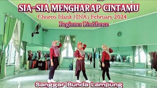 SIA-SIA MENGHARAP CINTAMU - Line Dance || Choreo Idank (INA) February 2024 || Sanggar Bunda Lampung