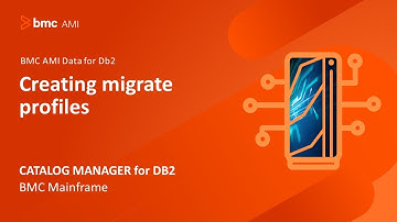 CATALOG MANAGER for DB2 - Creating migrate profiles
