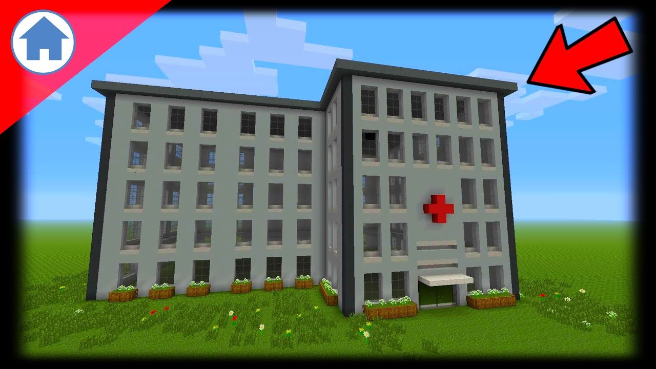 TUTO :comment faire un hôpital sur minecraft? - YouTube