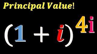 Crack the Code of Complex Powers: Finding the Principal Value of (1+i)^(4i)